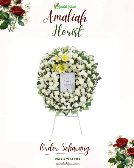 Krans Bunga Duka Gedong Dalem