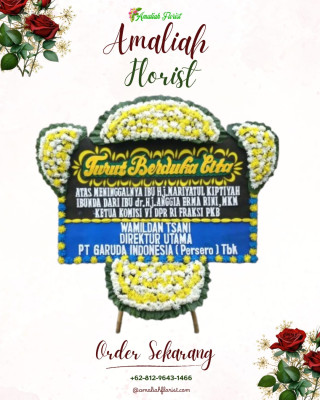 Papan Bunga Duka di Gedong Dalem