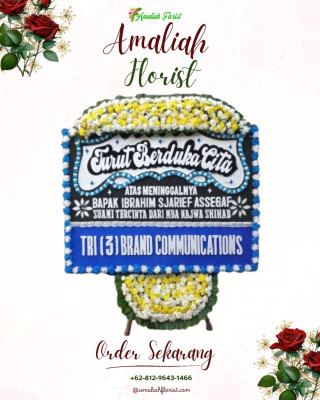 Papan Bunga Duka di Gedong Dalem